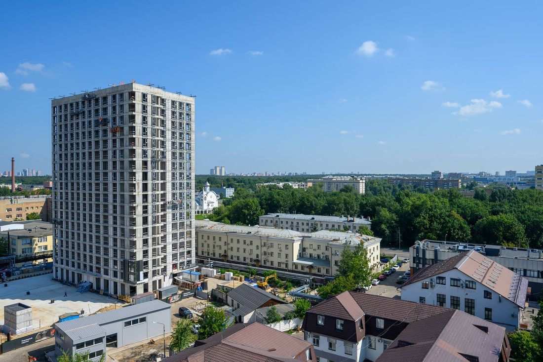 Ход строительства ЖК «ЭвоПарк Измайлово» за Август 2025 г., фото №1