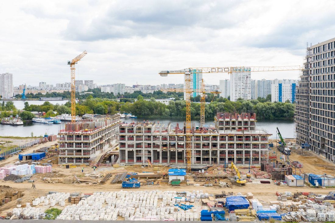 Ход строительства ЖК «Ривер Парк Коломенское» за Август 2020 г., фото №1
