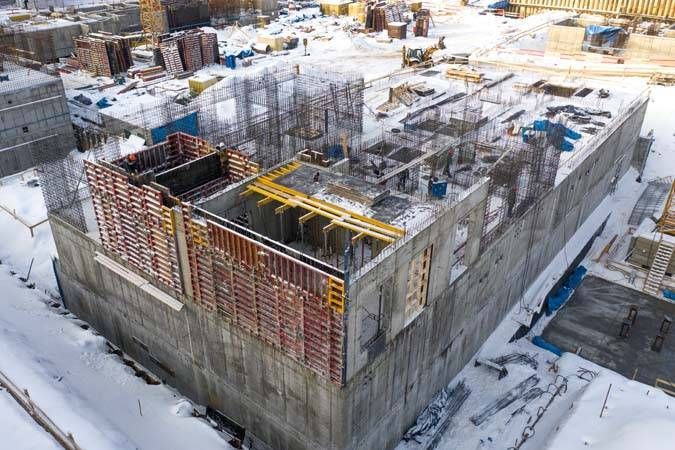 Ход строительства ЖК «Амурский парк» за Январь 2021 г., фото №1