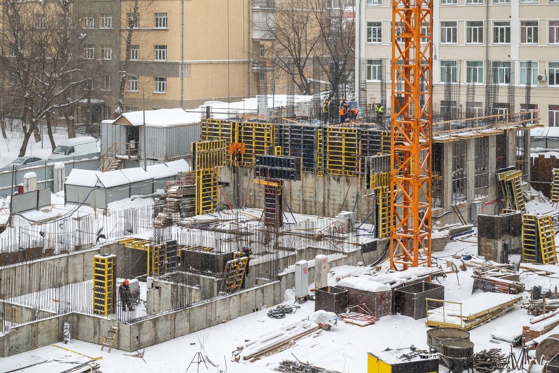 Ход строительства ЖК «Левел Бауманская» за Декабрь 2023 г., фото №1