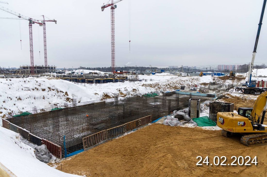 Ход строительства ЖК «Деснаречье» за Февраль 2024 г., фото №1