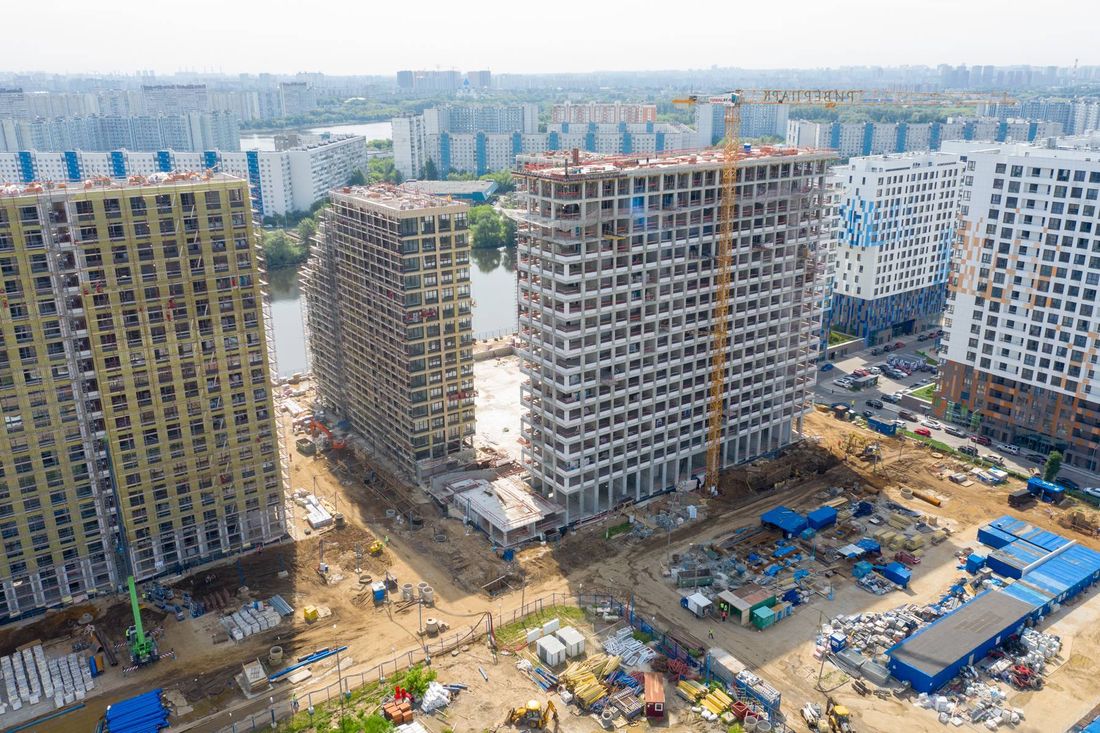 Ход строительства ЖК «Ривер Парк Коломенское» за Июнь 2020 г., фото №1