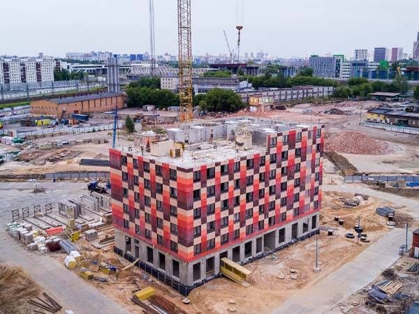 Ход строительства ЖК «Большая Академическая 85» за Июнь 2021 г., фото №1