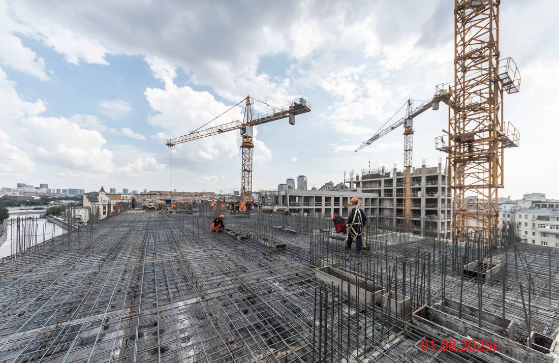 Ход строительства ЖК «Монблан» за Август 2025 г., фото №1