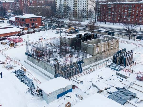 Ход строительства ЖК «Большая Академическая 85» за Январь 2021 г., фото №1