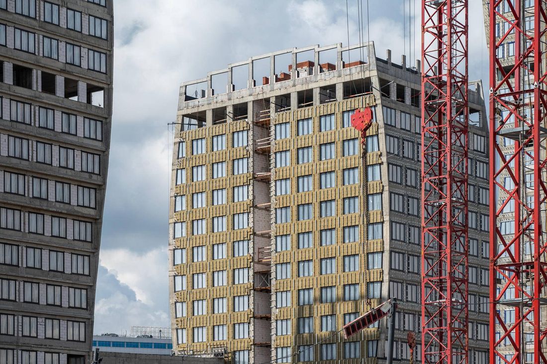 Ход строительства ЖК «Левел Южнопортовая» за Июль 2024 г., фото №1