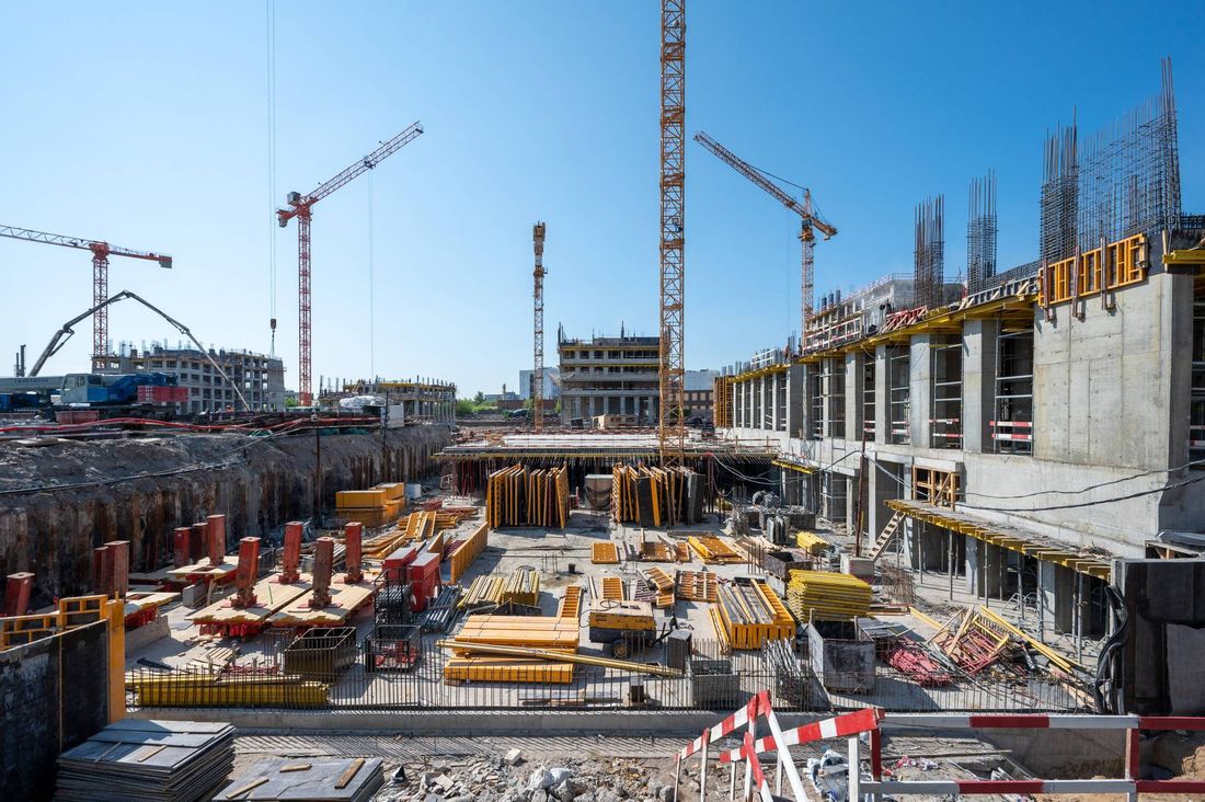 Ход строительства ЖК «Левел Южнопортовая» за Июнь 2023 г., фото №1