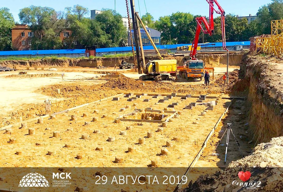 Ход строительства ЖК «Сердце Ростова 2» за Сентябрь 2019 г., фото №1