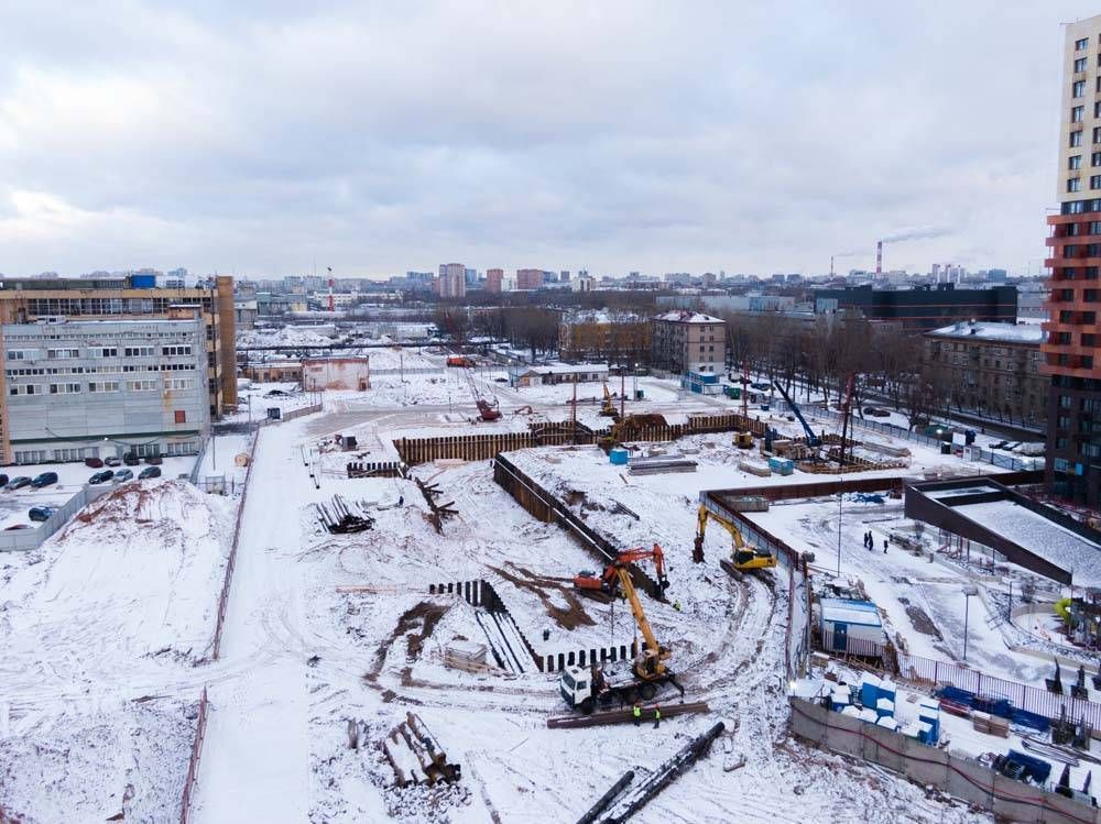 Ход строительства ЖК «Волжский парк» за Январь 2020 г., фото №1