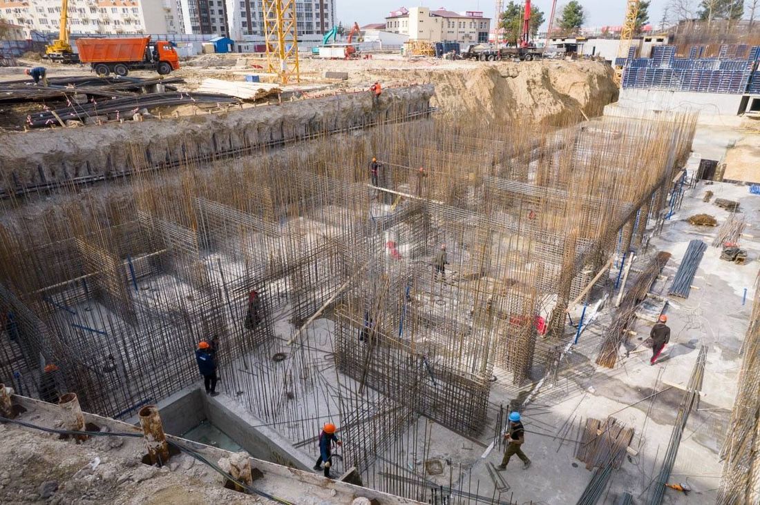 Ход строительства ЖК «Центральный» за Март 2023 г., фото №1