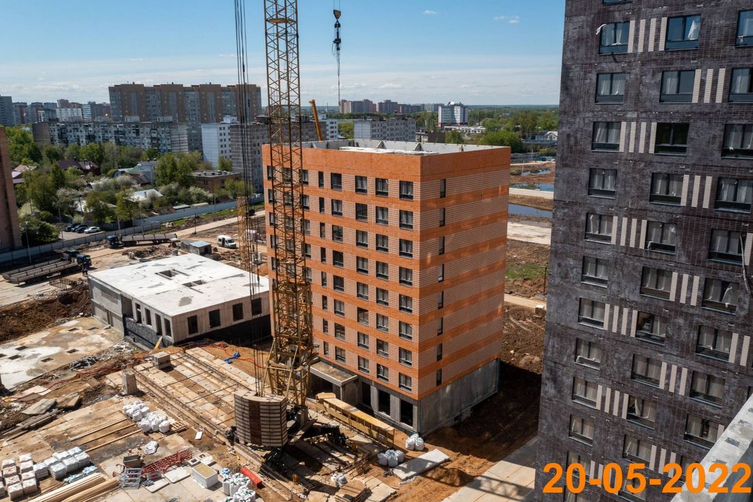 Ход строительства ЖК «Никольские луга» за Май 2022 г., фото №1