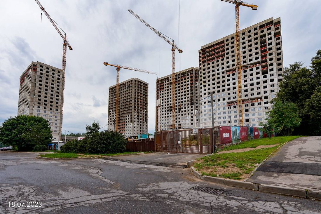 Ход строительства ЖК «Парксайд» за Июль 2023 г., фото №1