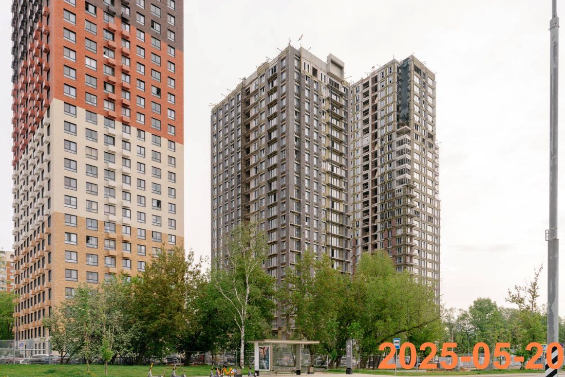 Ход строительства ЖК «Кутузовский квартал» за Май 2025 г., фото №1