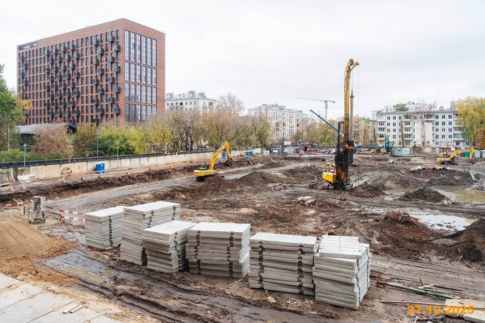 Ход строительства ЖК «Пэйв» за Октябрь 2025 г., фото №1