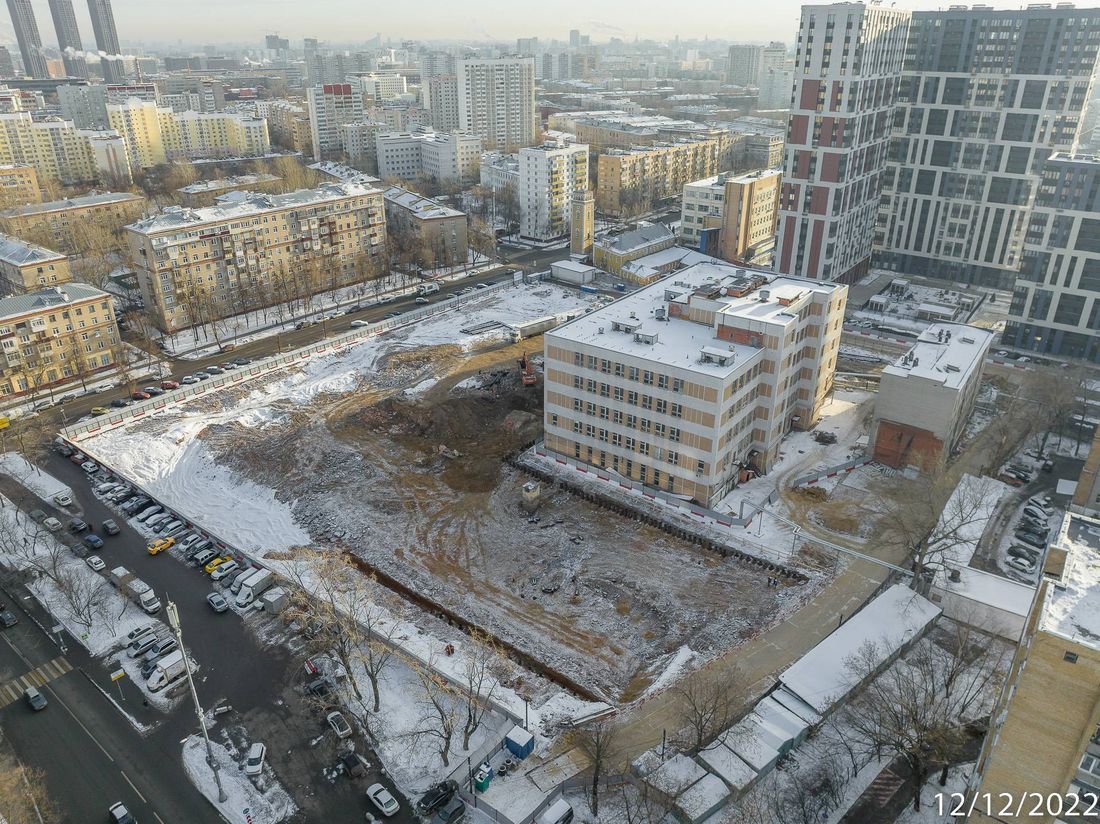 Ход строительства ЖК «Петровский парк II» за Декабрь 2022 г., фото №1