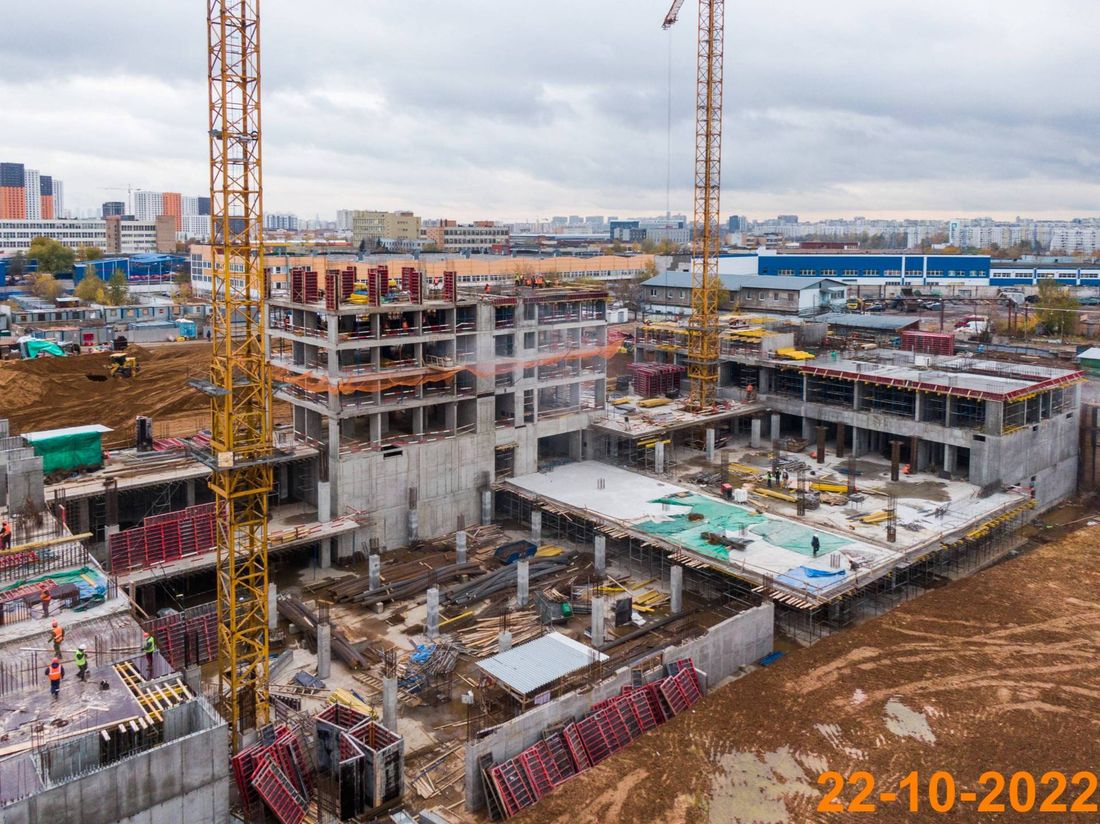 Ход строительства ЖК «Полар» за Октябрь 2022 г., фото №1