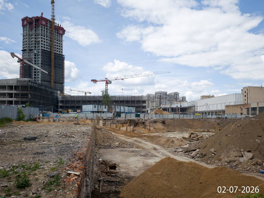 Ход строительства ЖК «Сезар Будущее» за Июль 2026 г., фото №1