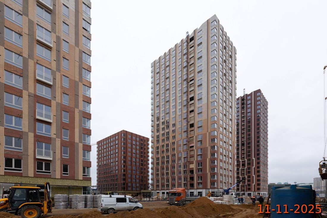 Ход строительства ЖК «Холланд парк» за Ноябрь 2025 г., фото №1