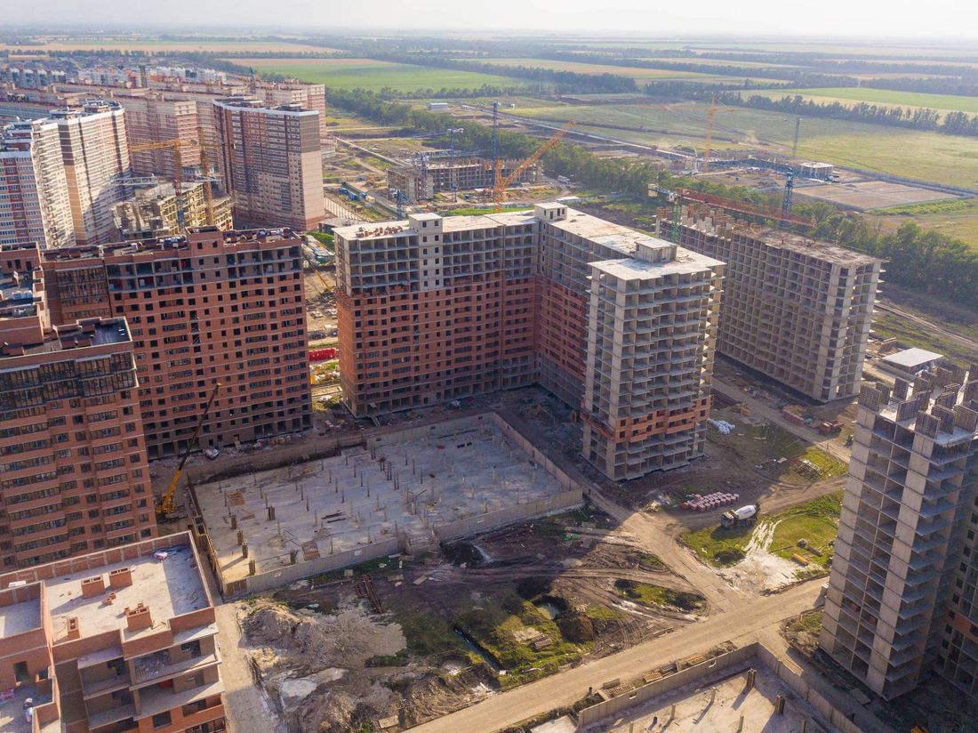 Ход строительства ЖК «Самолёт» за Июнь 2021 г., фото №1
