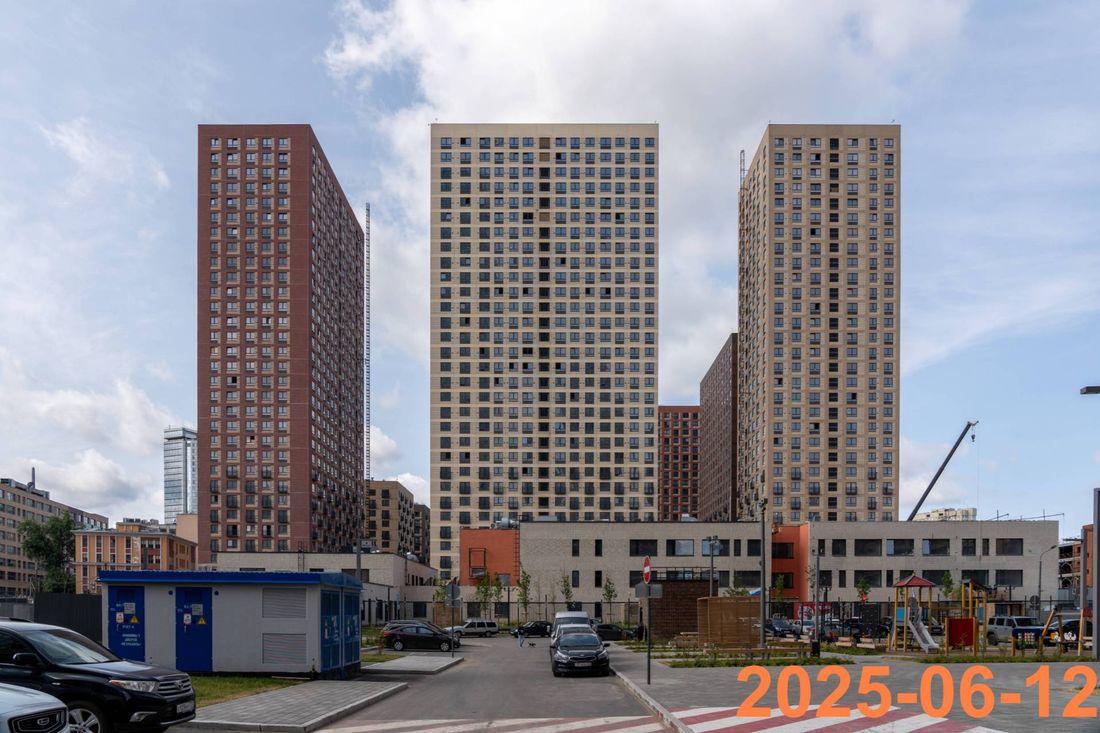 Ход строительства ЖК «Барклая 6» за Июнь 2025 г., фото №1
