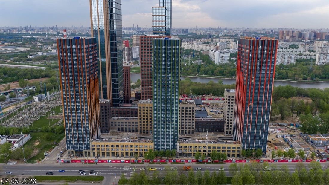 Ход строительства ЖК «Вейв» за Май 2026 г., фото №1