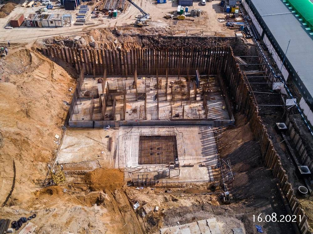 Ход строительства ЖК «Кронштадтский 9» за Август 2021 г., фото №1