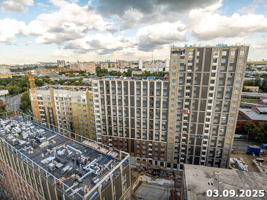 Ход строительства ЖК «Михалковский» за Сентябрь 2025 г., фото №1