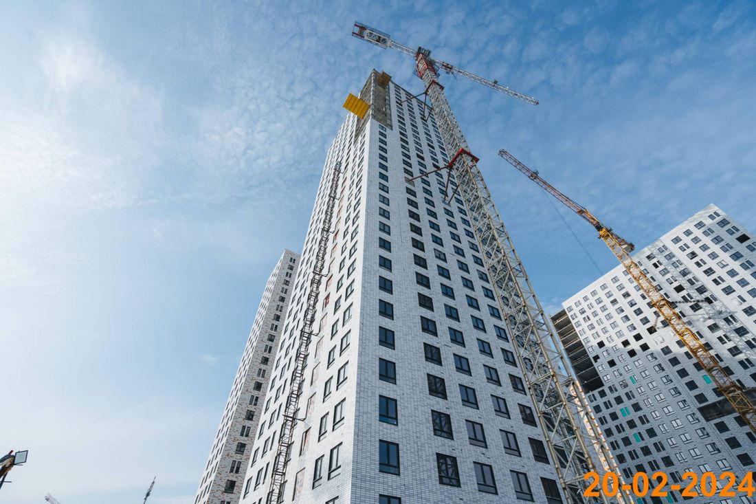 Ход строительства ЖК «Кольская 8» за Февраль 2024 г., фото №1