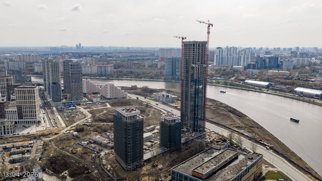 Ход строительства ЖК «МАРК» за Апрель 2026 г., фото №1