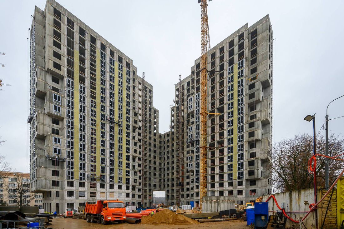Ход строительства ЖК «ЭвоПарк Сокольники» за Декабрь 2025 г., фото №1