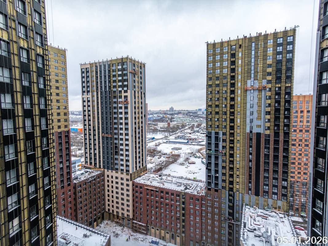 Ход строительства ЖК «Варшавские ворота» за Январь 2026 г., фото №1