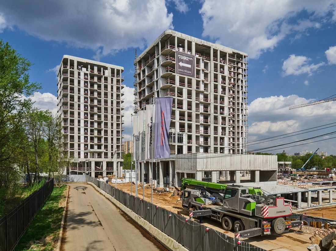 Ход строительства ЖК «Родина Парк» за Май 2025 г., фото №1