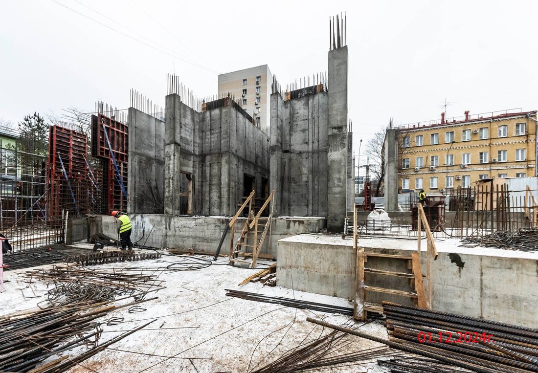 Ход строительства ЖК «Дом 56» за Декабрь 2024 г., фото №1