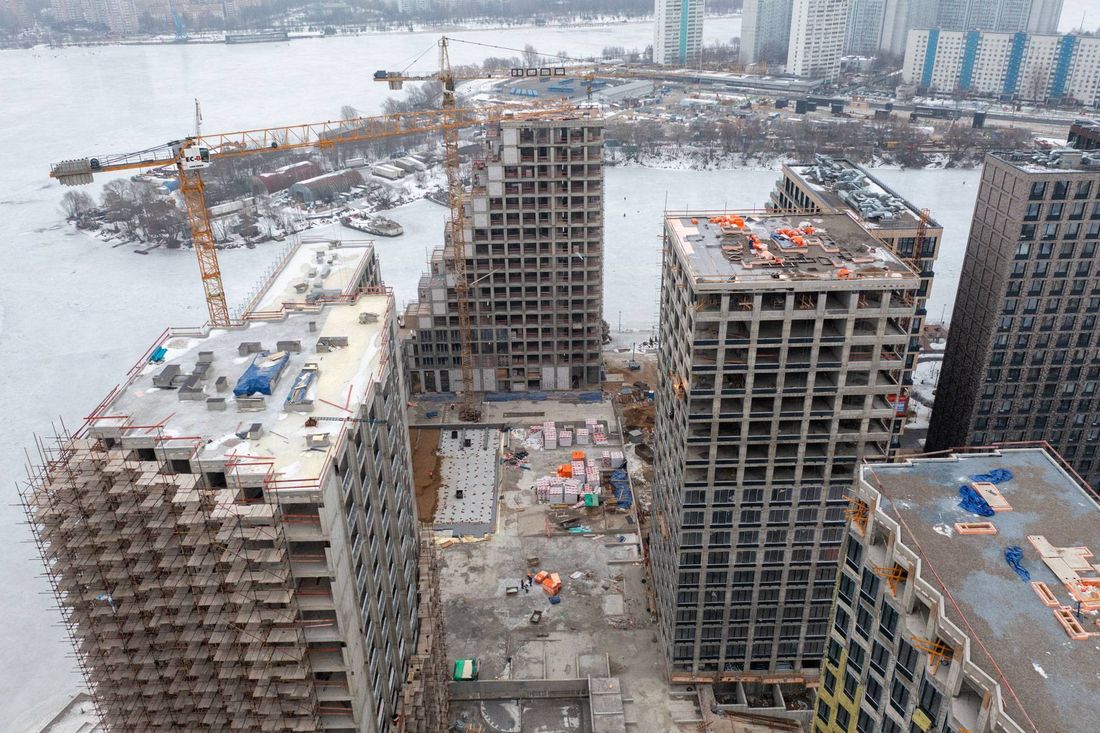 Ход строительства ЖК «Ривер Парк Коломенское» за Январь 2023 г., фото №1