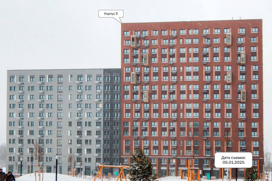 Ход строительства ЖК «Молжаниново» за Январь 2025 г., фото №1