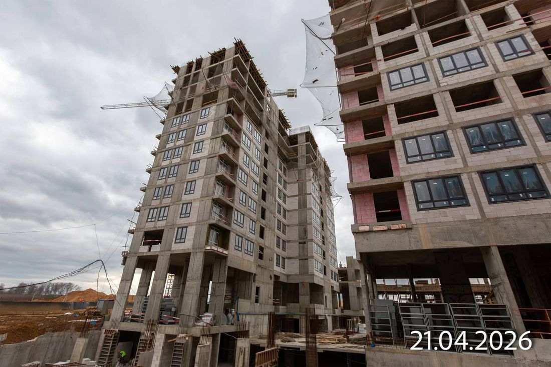 Ход строительства ЖК «Деснаречье» за Апрель 2026 г., фото №1