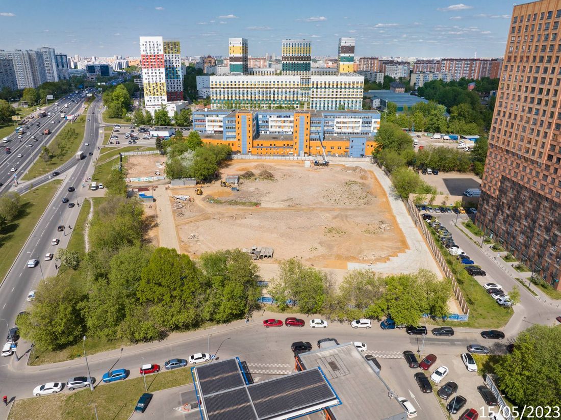 Ход строительства ЖК «Варшавские ворота» за Май 2023 г., фото №1