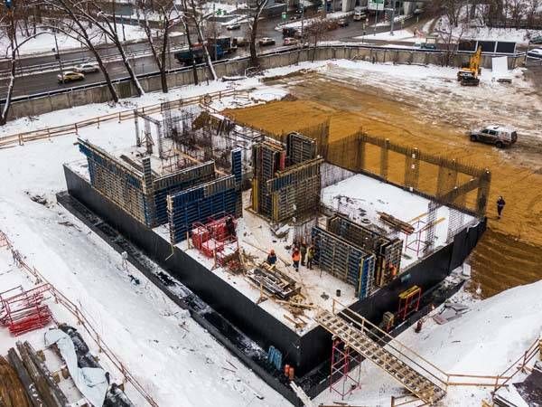 Ход строительства ЖК «Большая Академическая 85» за Декабрь 2020 г., фото №1