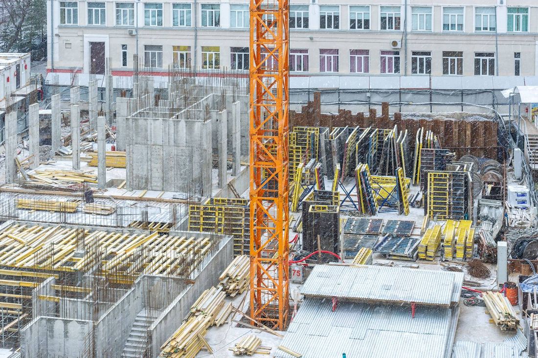 Ход строительства ЖК «Левел Бауманская» за Ноябрь 2023 г., фото №1