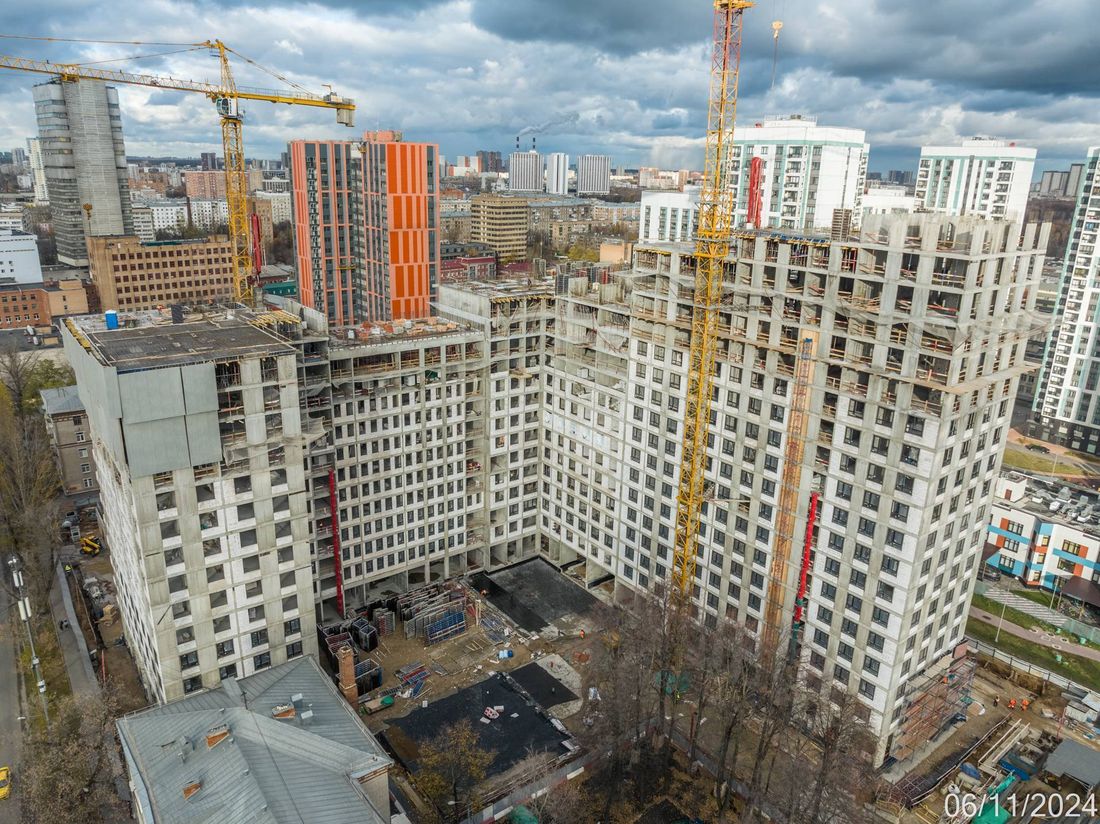 Ход строительства ЖК «Семеновский парк 2» за Ноябрь 2024 г., фото №1