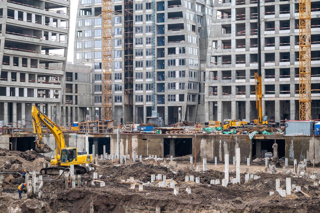 Ход строительства ЖК «Левел Южнопортовая» за Март 2024 г., фото №1