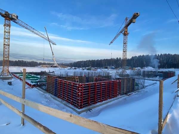 Ход строительства ЖК «Середневский лес» за Январь 2021 г., фото №1