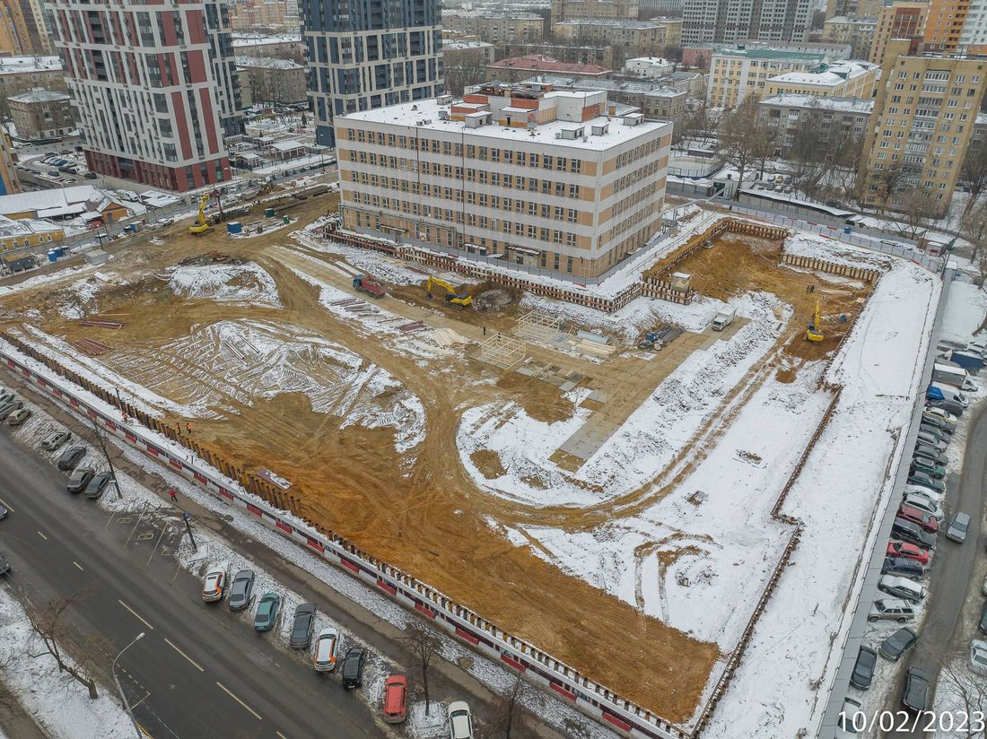 Ход строительства ЖК «Петровский парк II» за Февраль 2023 г., фото №1