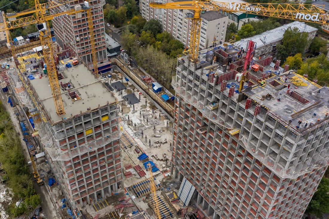 Ход строительства ЖК «Мод» за Сентябрь 2022 г., фото №1
