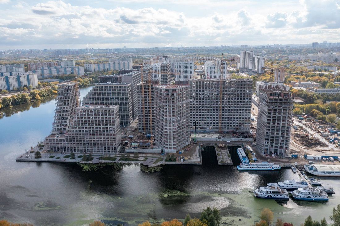 Ход строительства ЖК «Ривер Парк Коломенское» за Сентябрь 2022 г., фото №1
