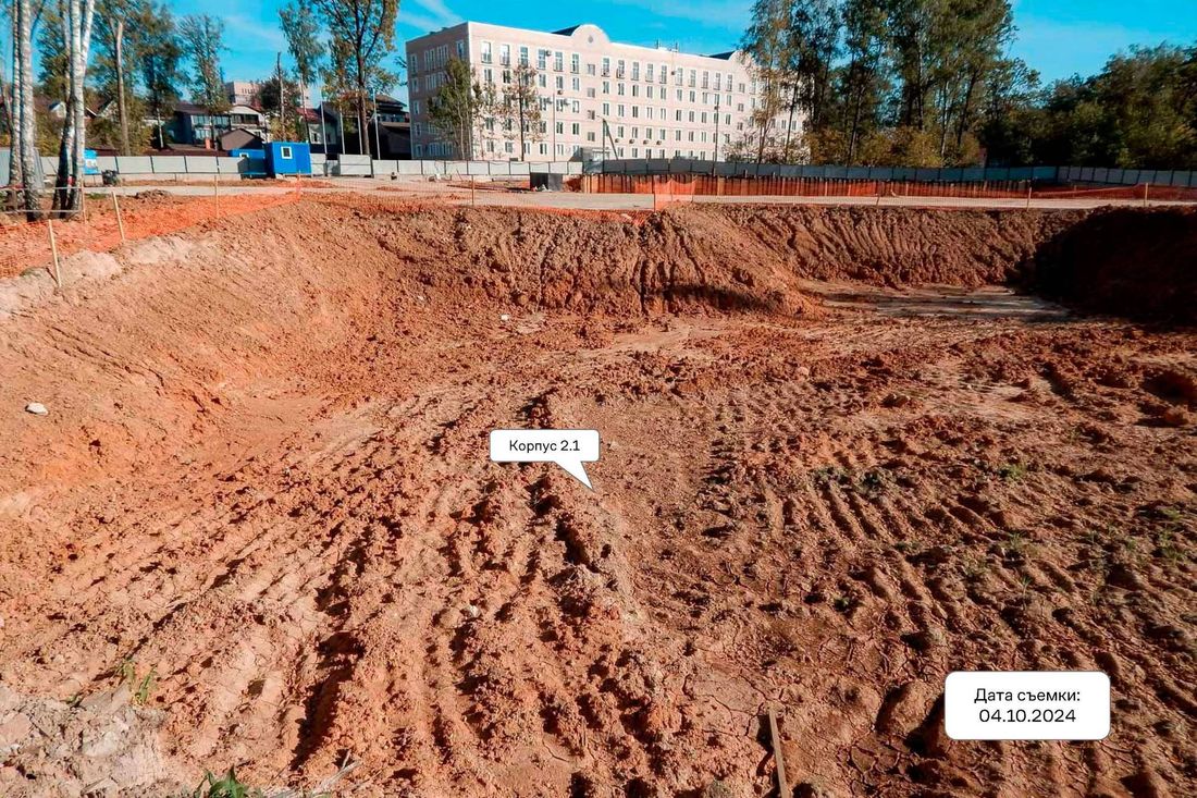 Ход строительства ЖК «Ольховый Квартал» за Октябрь 2024 г., фото №1