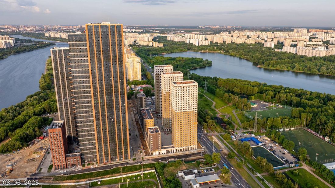 Ход строительства ЖК «Вейв» за Июнь 2025 г., фото №1