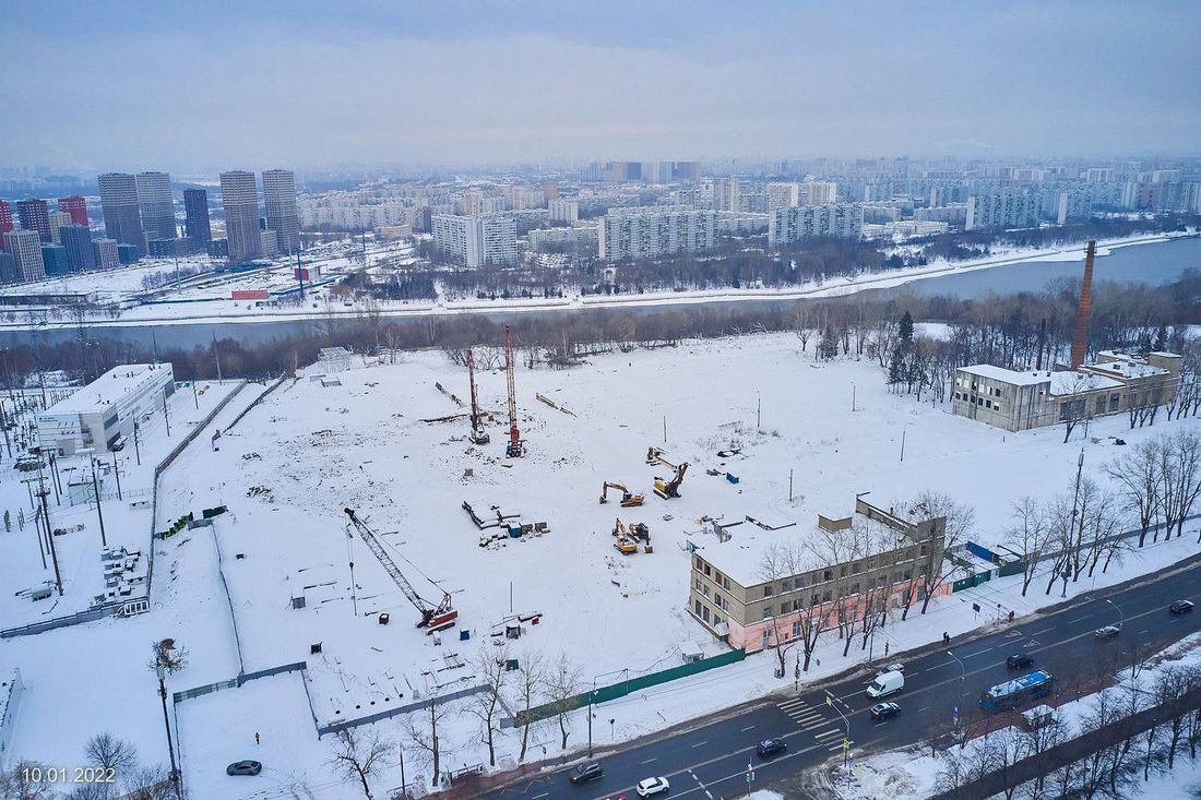 Ход строительства ЖК «Вейв» за Январь 2022 г., фото №1