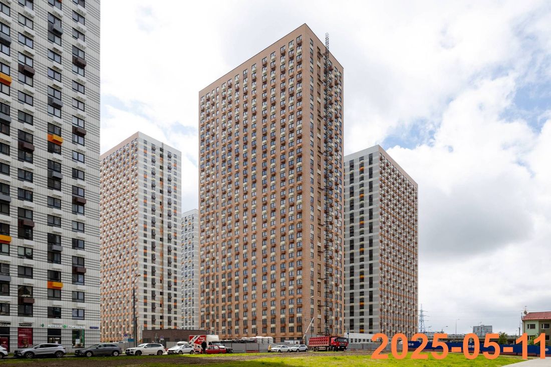 Ход строительства ЖК «Амурский парк» за Май 2025 г., фото №1