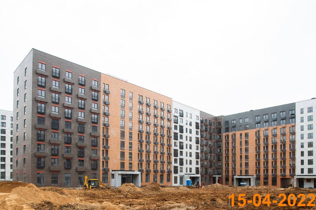 Ход строительства ЖК «Середневский лес» за Апрель 2022 г., фото №1
